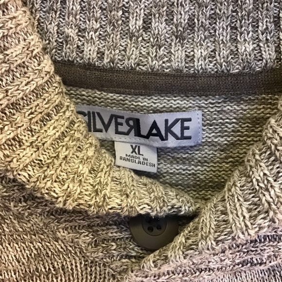 SILVERLAKE Shawl-Neck Space Dyed Sweater - Picture 7 of 8